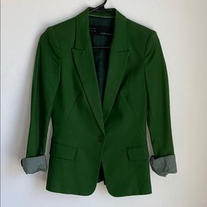 Dark Green Zara Blazer